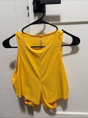 Beyond Yoga Bright Yellow Sleeveless Tank